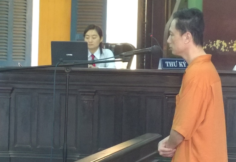 Minh tại tòa phúc thẩm.