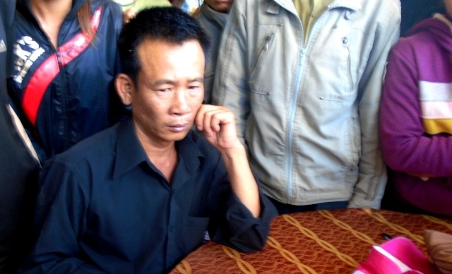 Anh Tuấn bàng hoàng kể lại sự việc.