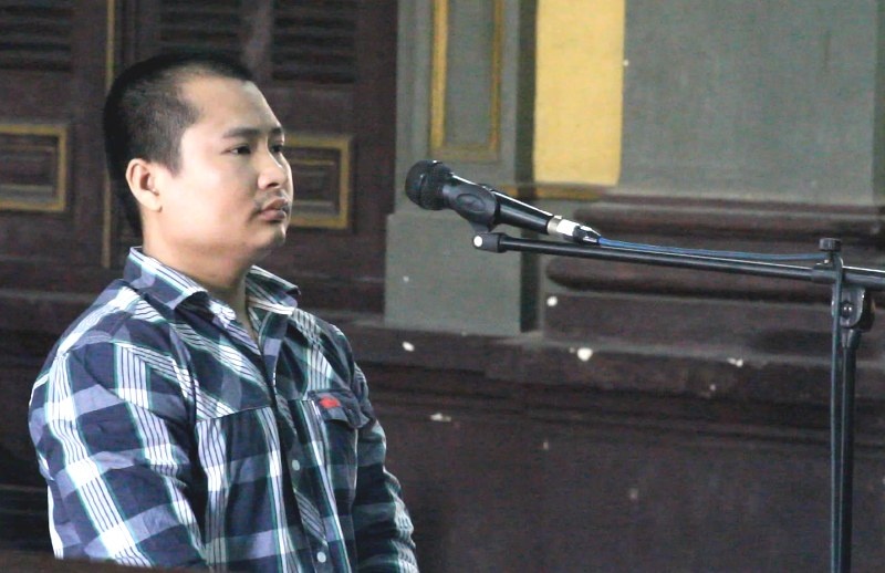 Đặng Văn Khuyến tại tòa phúc thẩm.
