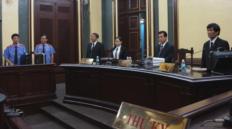 HĐXX phiên tòa phúc thâm.