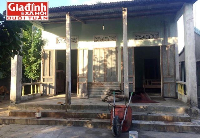 Ngôi nhà gia đình vợ chồng ông Thanh đang sinh sống.