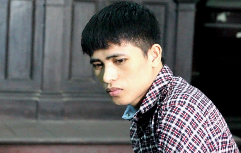 Hung thủ tại tòa phúc thẩm.