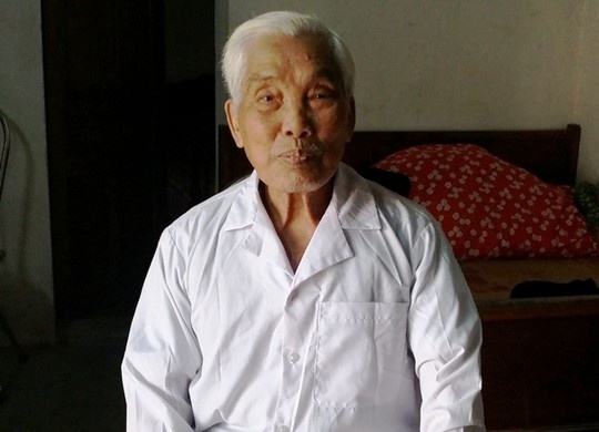 Cụ Cao Văn Trạc cho biết hàng trăm năm qua, trai gái 2 làng không lấy nhau là có thật.