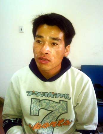 Hung thủ Lục Văn Dùng.