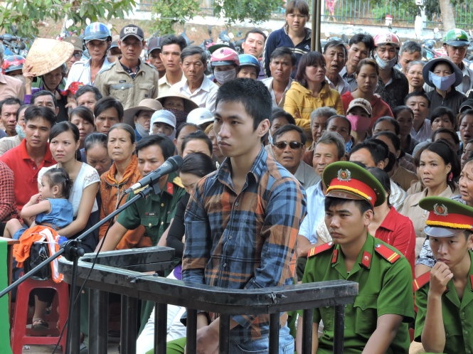 Hà Minh Biên nhận án tử hình tại phiên tòa ngày 7/4 - Ảnh: Đ.Hà.