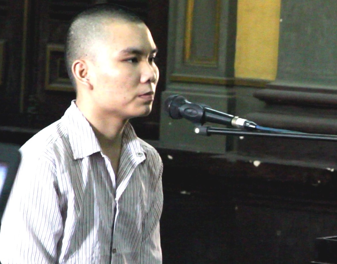 Tín tại tòa phúc thẩm. Ảnh: K.T.