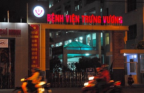 Cam ma tau 'dai nao' Benh vien Trung Vuong hinh anh