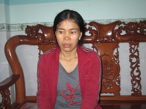 Chị Lan hoang mang khi nhận tin nhắn lạ.