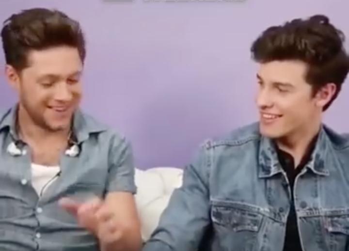 Niall Horan va Shawn Mendes phong van tai BBC Biggest Weekend hinh anh