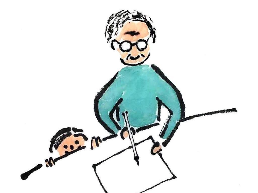 Dang yeu nhu 'ong ba nha nguoi ta', lap tai khoan ve tranh cho chau hinh anh