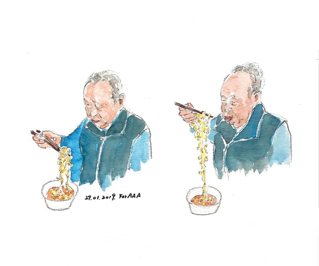 ông bà 77 tuổi vẽ tranh cho cháu ảnh 4 ong ba 77 tuoi ve tranh cho chau anh 4