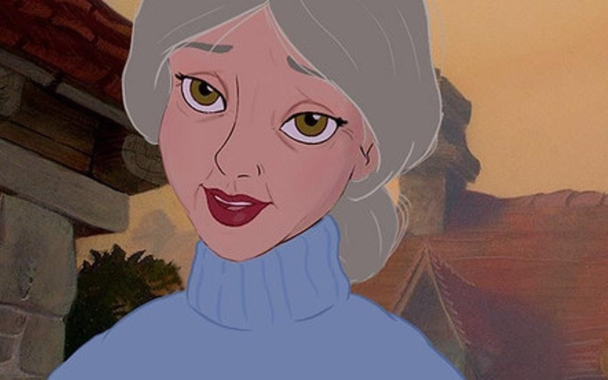 Nhan sac cong chua Disney se nhu the nao khi gia di? hinh anh