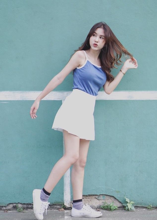 Nhung bong hong xinh dep cua lang bao the thao Thai Lan anh 7