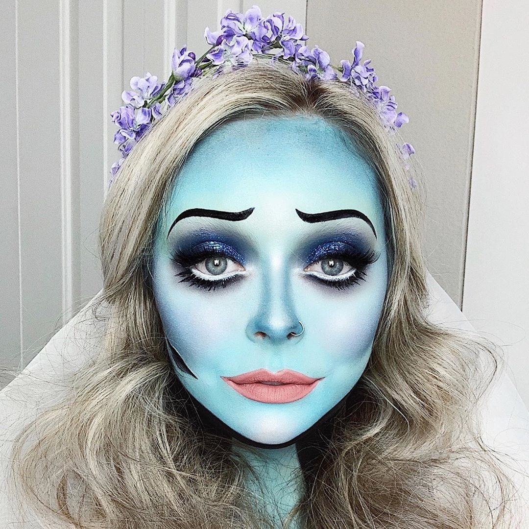 hot girl co man hoa trang halloween hut trieu view anh 14