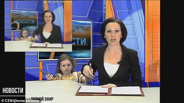 bé gái xen ngang bản tin của mẹ ảnh 1 be gai xen ngang ban tin cua me anh 1
