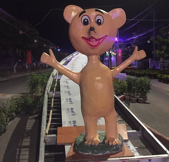 Tuong chuot vang va tao hinh cac tuong linh vat anh 1