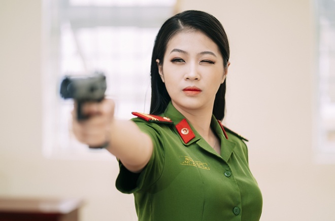 Nhan sắc hot girl quân nhân,  cảnh sát xinh đẹp được chú ý trên mạng ảnh 8 Nhan sac hot girl quan nhan,  canh sat xinh dep duoc chu y tren mang anh 8