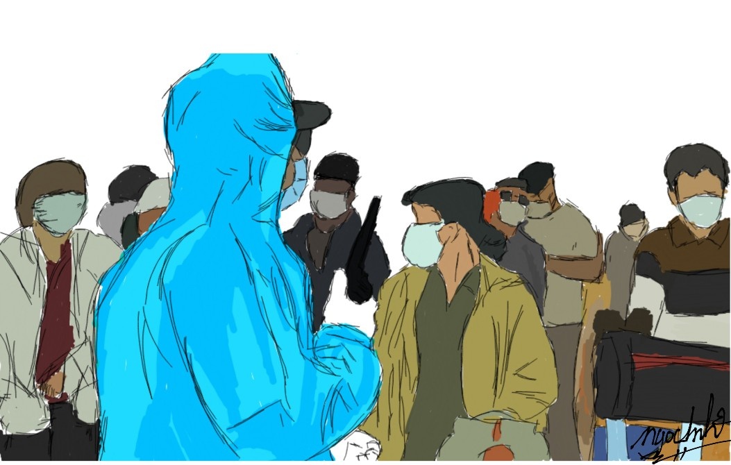 Nhung anh hung tham lang mua dich qua tranh ve cua nu sinh Kinh te anh 2