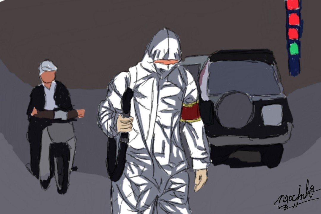 Nhung anh hung tham lang mua dich qua tranh ve cua nu sinh Kinh te anh 3