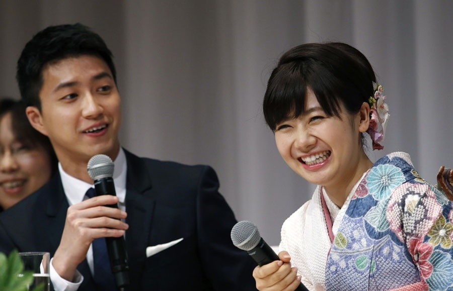 Chuyen tinh dep cua cap VDV bong ban anh 4