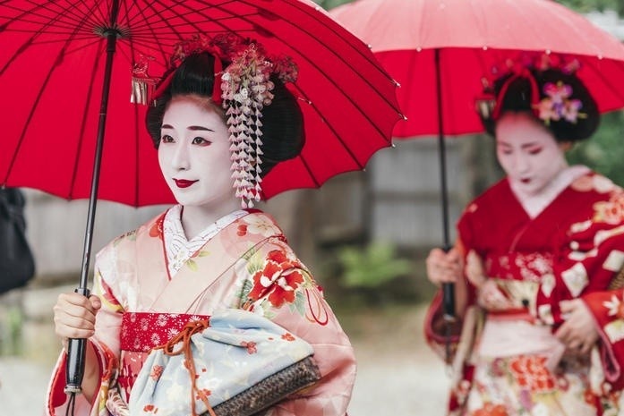 Khi khong tiep khach, geisha lam gi hinh anh