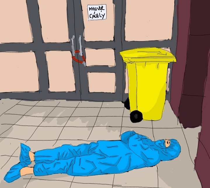 Nu sinh Kinh te Da Nang ve tranh co vu y bac si tuyen dau anh 5