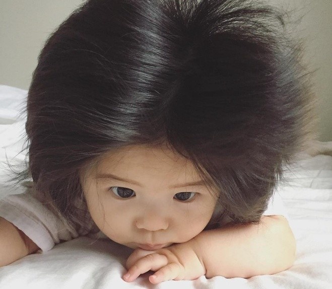 Cô bé tóc xù Nhật  ảnh 1 Co be toc xu Nhat anh 1