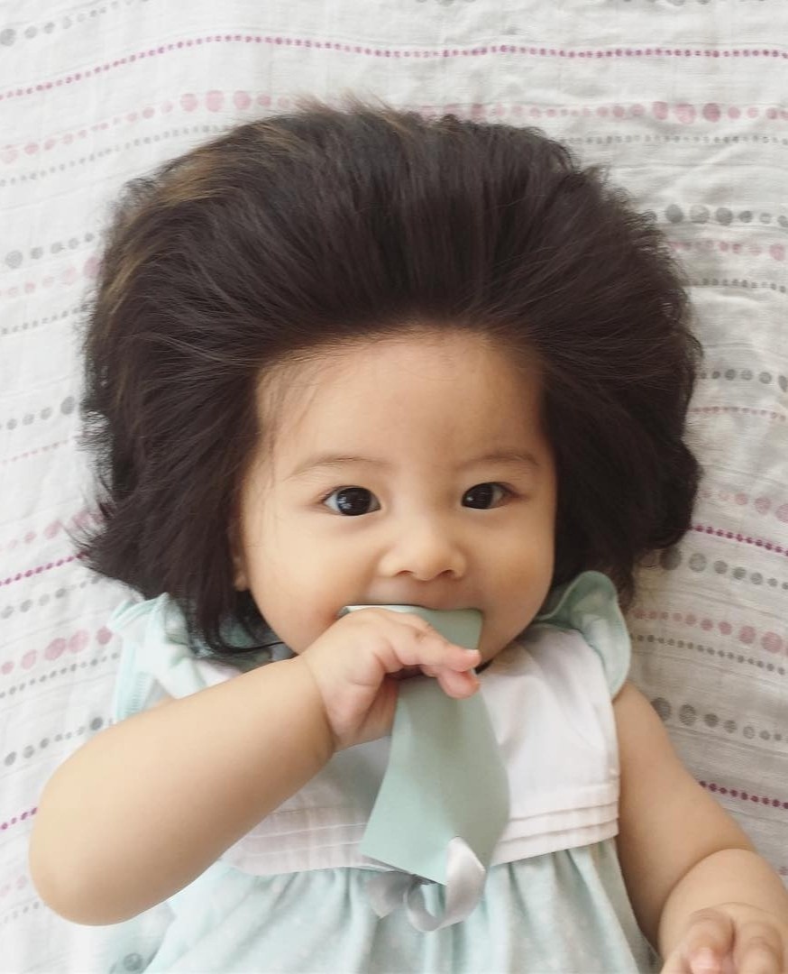 Cô bé tóc xù Nhật  ảnh 2 Co be toc xu Nhat anh 2