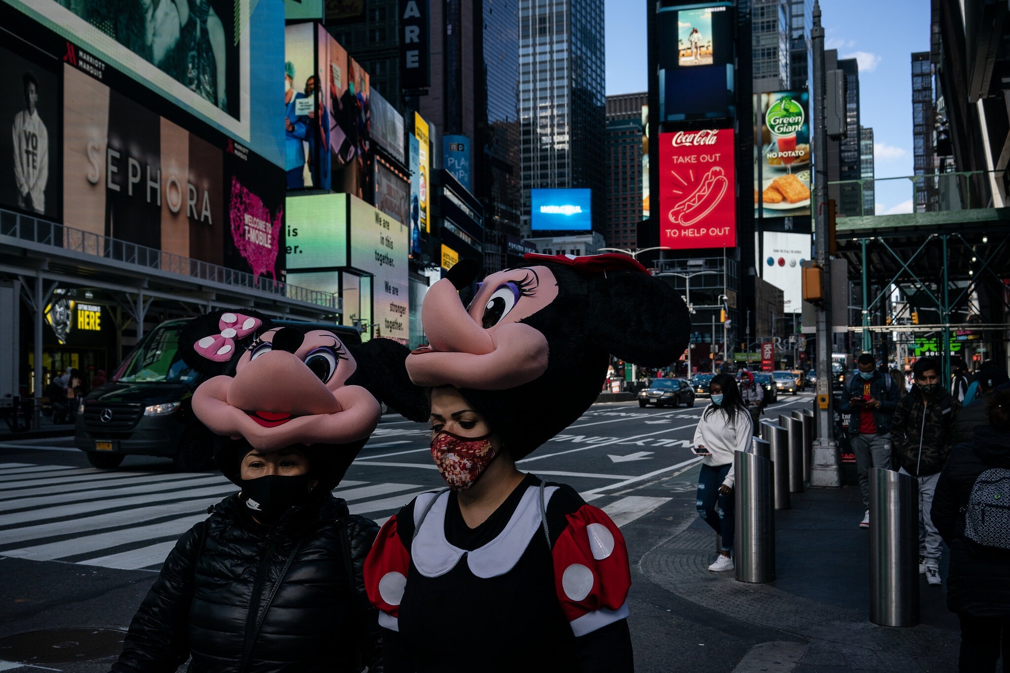 Times Square am dam hinh anh
