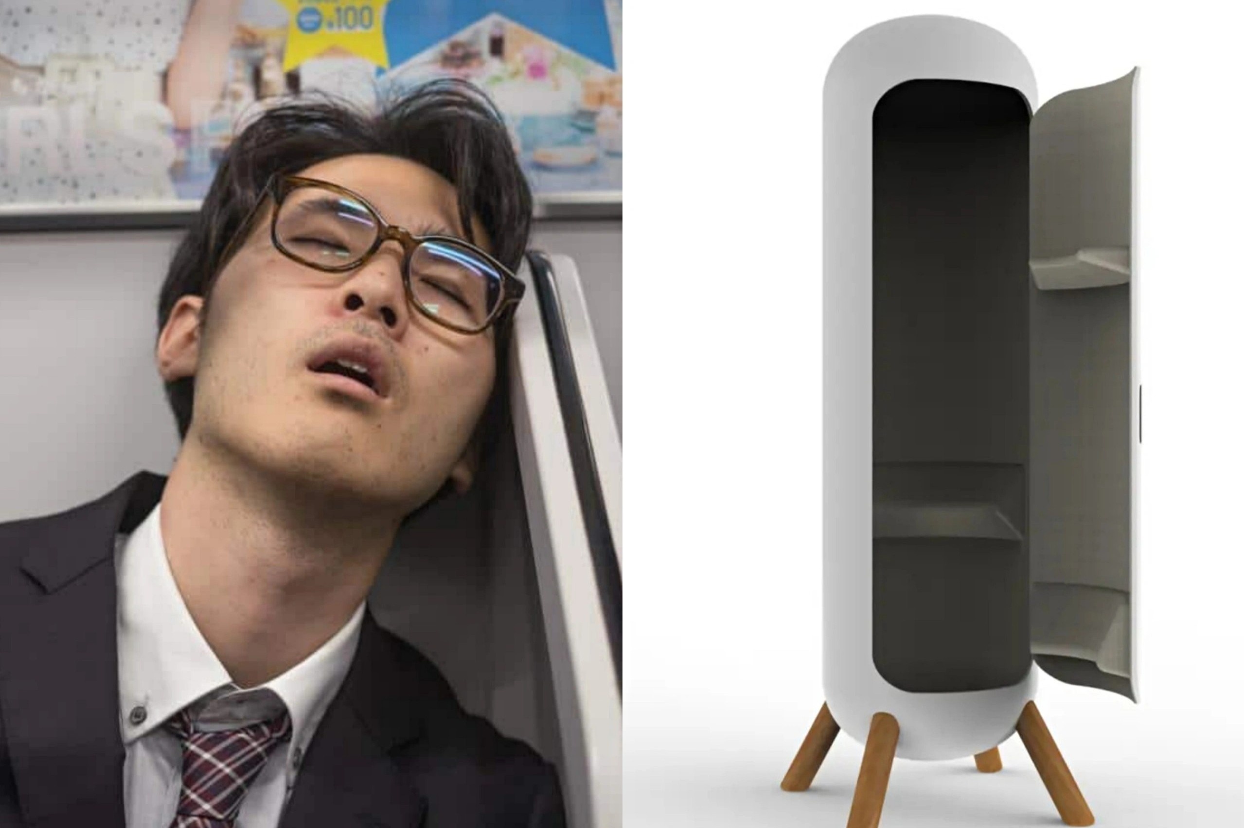 Cho ngu trua cua nhan vien nhat anh 1