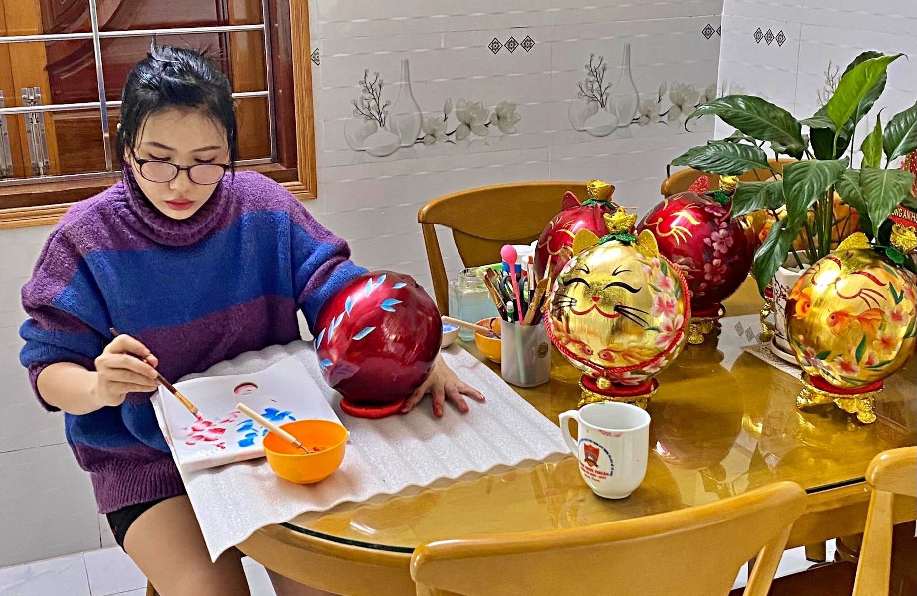 nghe trang diem trai cay anh 1