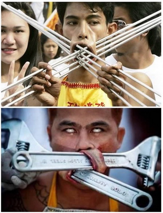 Những tập tục 'hãi hùng' làm biến dạng khuôn mặt con người (P1)