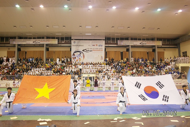 Clip bieu dien taekwondo man nhan tai Cup Dai su Han Quoc hinh anh