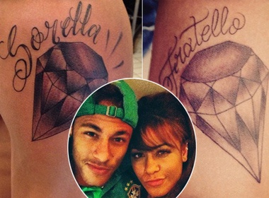 Hinh xam song sinh doc dao cua anh em Neymar hinh anh