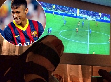 Neymar dong hanh cung Barca qua man anh nho hinh anh