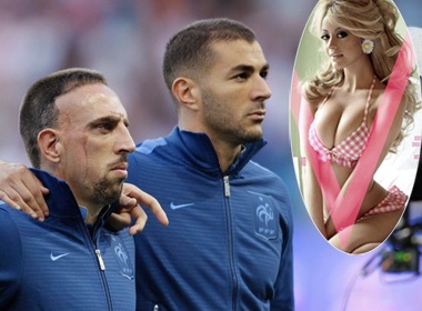 Ribery, Benzema doi mat an tu 3 nam vi gai goi tuoi teen hinh anh