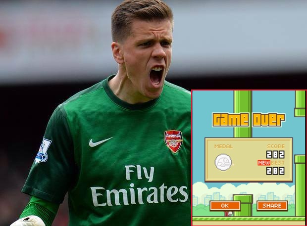 Thu mon Arsenal ghi diem ky luc Flappy Bird hinh anh