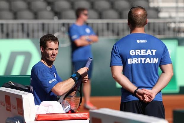 Tu ket Davis Cup 2014: F.Fognini 3-0 A.Murray hinh anh
