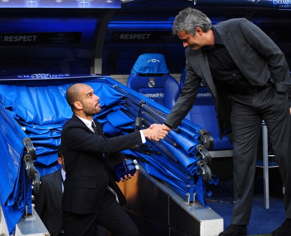 Pep Guardiola so doi dau Mourinho o ban ket hinh anh