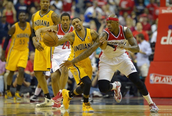 Ban ket NBA 2014 mien Tay (G4): Wizards 92-95 Pacers hinh anh