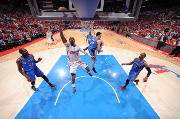 Ban ket NBA 2014 mien Tay (G6): Clippers 98-104 Thunder hinh anh