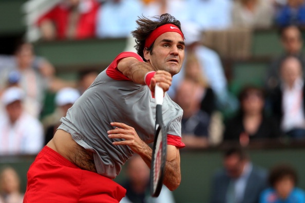 Federer nhoc nhan gianh ve vao vong 4 hinh anh