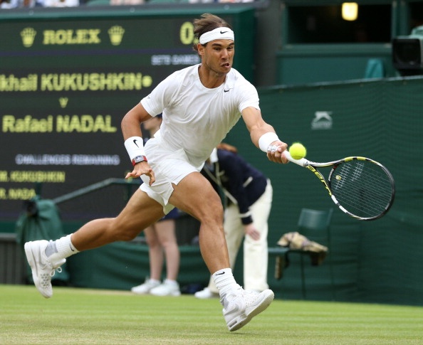 Vong 3 Wimbledon 2014: Nadal 3-1 Kukushkin hinh anh