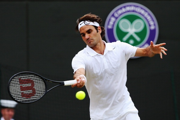Vong 4 Wimbledon 2014: Federer 3-0 Robredo hinh anh