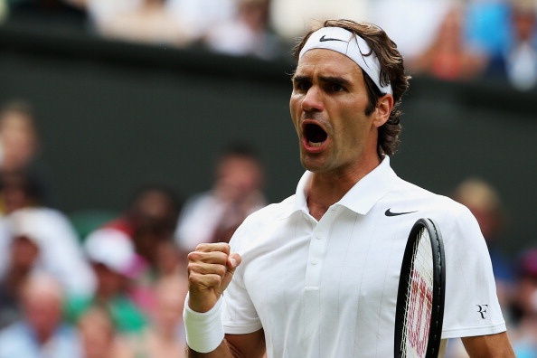 Nguoc dong ha Wawrinka, Federer vao ban ket Wimbledon hinh anh