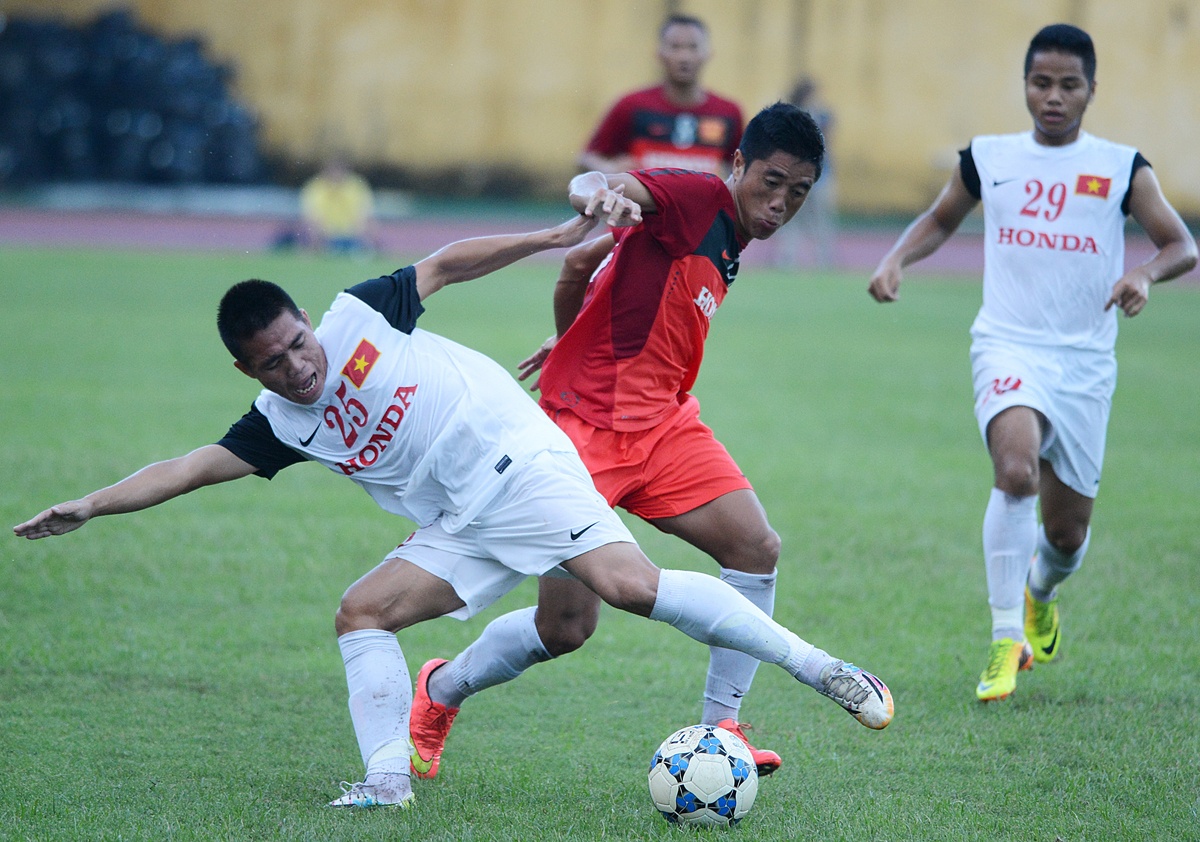 Đội tuyển Olympic quyết tâm không chịu lép vế trước các đàn anh đội tuyển Quốc Gia