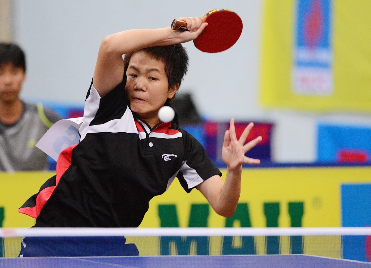 Tay vợt quê gốc Bình Định, Phan Hoàng Tường Giang xuất sắc mang về 2 chiến thắng cho đội nữ Bộ Công An, đưa đội nữ Công An lần đầu tiên vô địch Quốc Gia