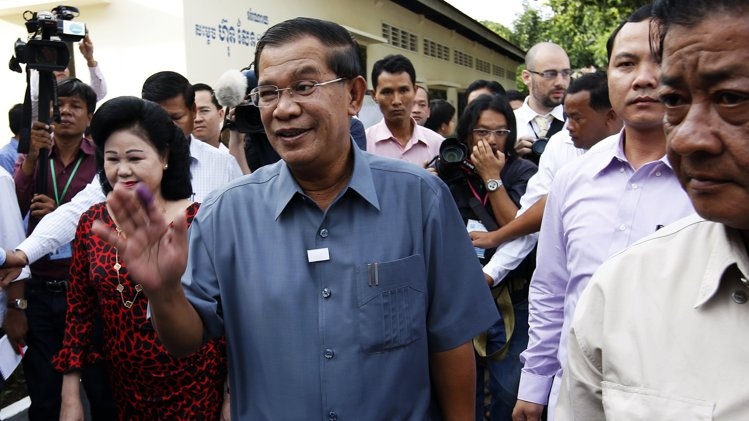 Campuchia pha 'cach mang hoa hong' nham lat do Hun Sen hinh anh