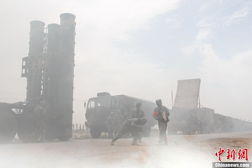 Lo so chien tranh hoa hoc, Trung Quoc tap tran doi pho hinh anh