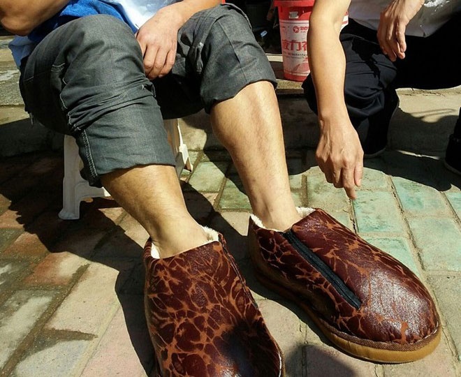 Nguoi dan ong 'chan voi' hinh anh